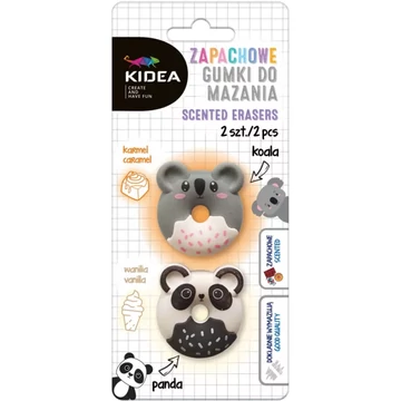 Kidea, illatos, 2 db-os radír szett