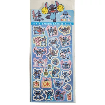 Disney Lilo és Stitch csillogó matrica 