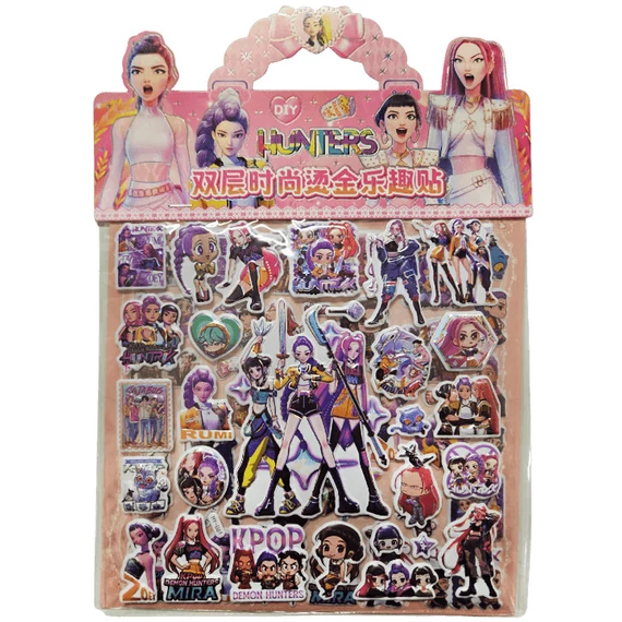 K-POP Démonvadászok pufi matrica