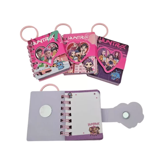 K-POP Démonvadászok kulcstartós notesz