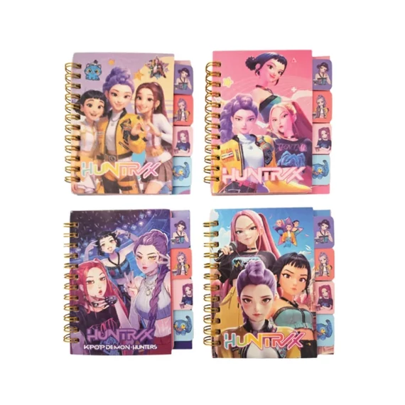 K-POP Démonvadászok vonalas notesz